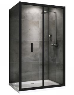 Душевой уголок ABBER Sonnenstrand AG07120B-S70B 120x70см чёрный